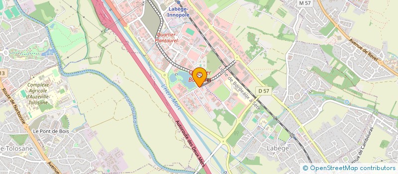 localisation de l'entreprise SCCV LES JARDINS D'ISATIS  LABEGE