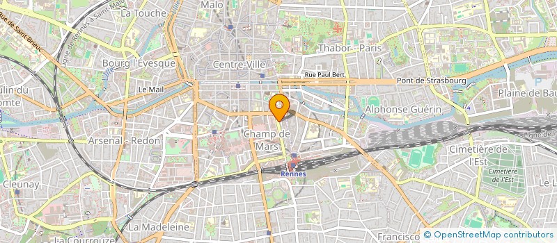 localisation de l'entreprise SCCV LES JARDINS DE FLORE à RENNES