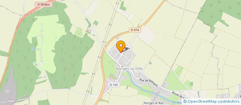 localisation de l'entreprise SCCV LES JARDINS DE LA TILLE à NORGES-LA-VILLE