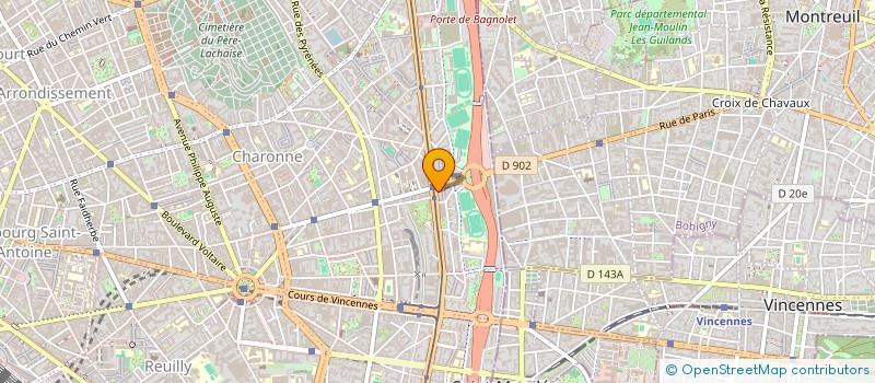 localisation de l'entreprise SCCV LES JARDINS DE LUCIE  PARIS