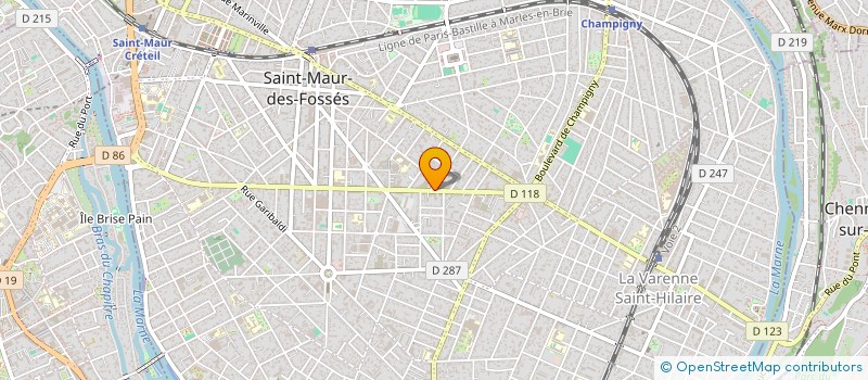 localisation de l'entreprise SCCV LES JARDINS DE PARIS à SAINT-MAUR-DES-FOSSES