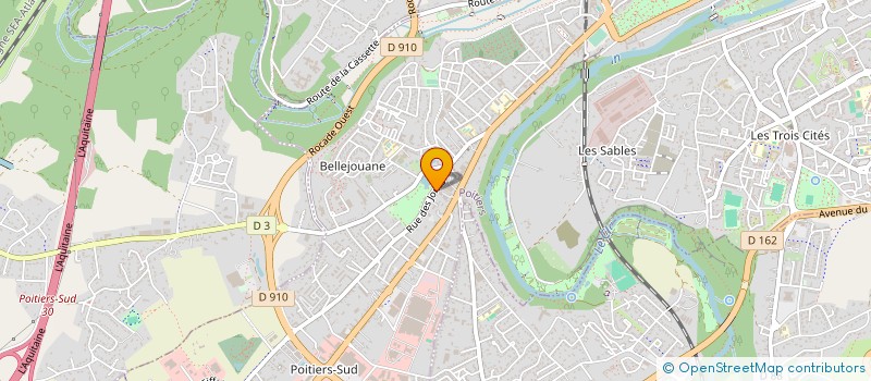 localisation de l'entreprise SCCV LES JARDINS DE SAINT GREGOIRE à POITIERS
