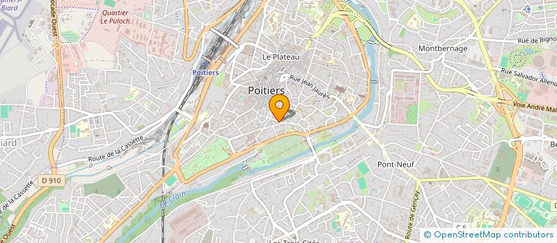 localisation de l'entreprise SCCV LES JARDINS DE VALMY à POITIERS