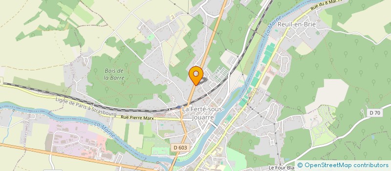 localisation de l'entreprise SCCV LES JARDINS DES OSERAIES à LA FERTE-SOUS-JOUARRE