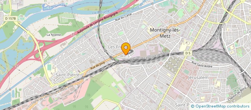 localisation de l'entreprise SCCV LES JARDINS DU LUXEMBOURG à MONTIGNY-LES-METZ