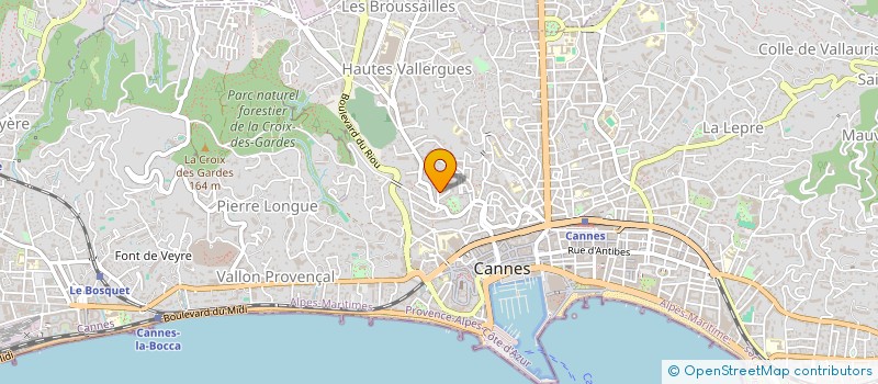 localisation de l'entreprise SCCV LES JARDINS DU RIOU à CANNES