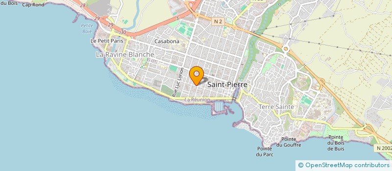 localisation de l'entreprise SCCV LES JASMINS à SAINT-PIERRE