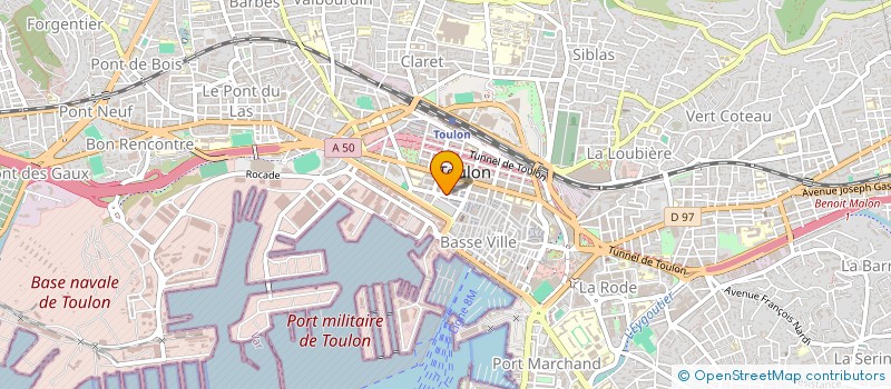 localisation de l'entreprise SCCV LES JONCS 19 à TOULON