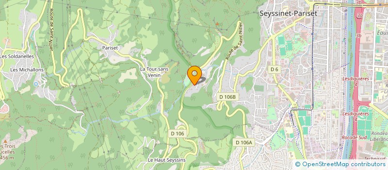 localisation de l'entreprise SCCV LES LILAS  SEYSSINET-PARISET