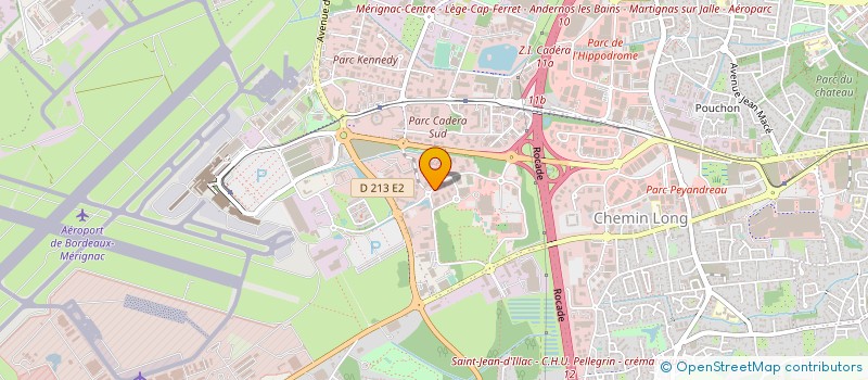 localisation de l'entreprise SCCV LES NAIADES à MERIGNAC