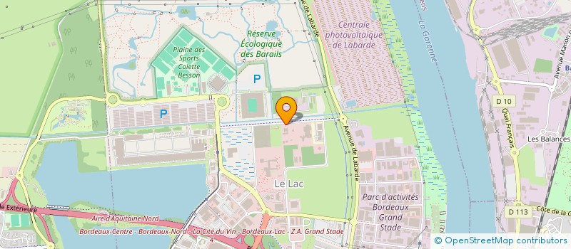 localisation de l'entreprise SCCV LES NAIADES à BORDEAUX