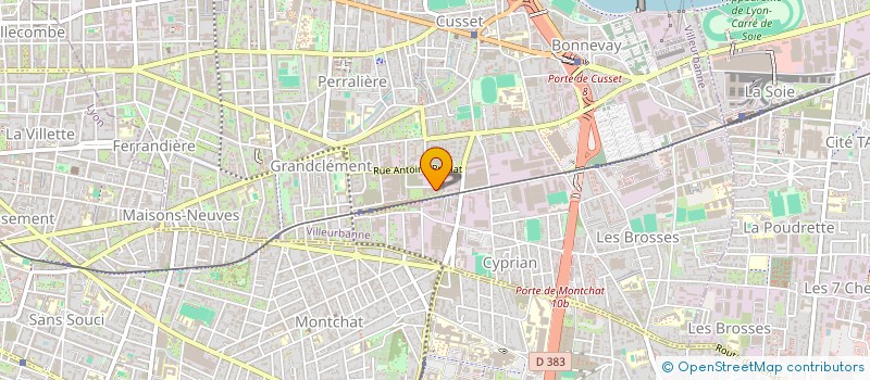 localisation de l'entreprise SCCV LES O DU LEMAN  VILLEURBANNE