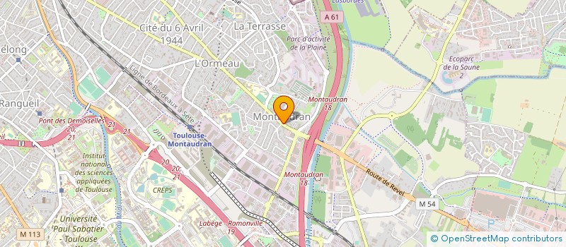 localisation de l'entreprise SCCV LES ORMES à TOULOUSE