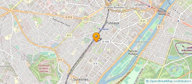 localisation de l'entreprise SCCV LES PAVILLONS SOUS BOIS à SURESNES