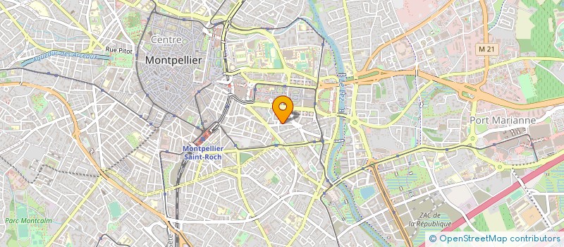 localisation de l'entreprise SCCV LES PINS BLEUS-GRABELS  MONTPELLIER