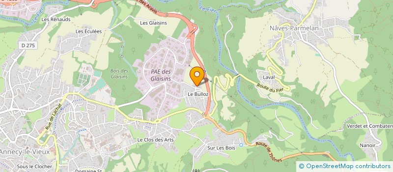 localisation de l'entreprise SCCV LES RESIDENCES DE LA DAGNE à ANNECY