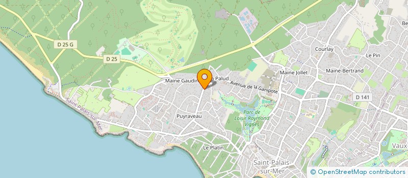 localisation de l'entreprise SCCV LES RESIDENCES DU PARC à SAINT-PALAIS-SUR-MER