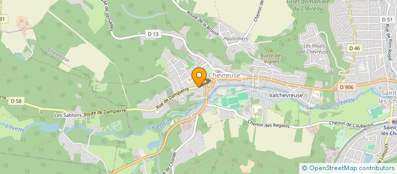 localisation de l'entreprise SCCV LES RESIDENCES RIVES D'YVETTE  CHEVREUSE