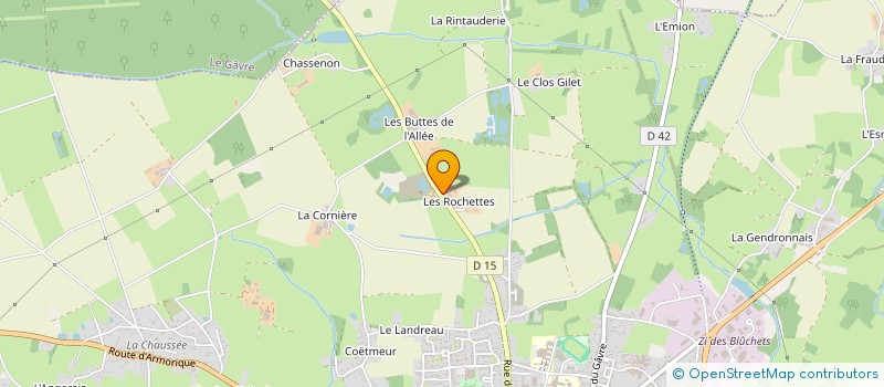 localisation de l'entreprise SCCV LES ROCHETTES  BLAIN