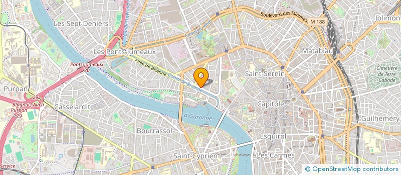 localisation de l'entreprise SCCV LES TERRASSES DE GARONNE à TOULOUSE