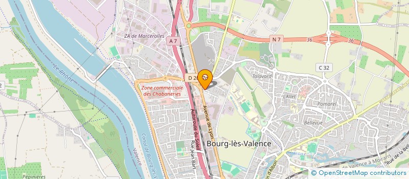 localisation de l'entreprise SCCV LES TERRASSES DE LA TOUR  VALENCE