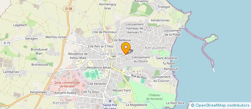 localisation de l'entreprise SCCV LES TERRASSES DE SAINT MARTIN  SAINT-POL-DE-LEON