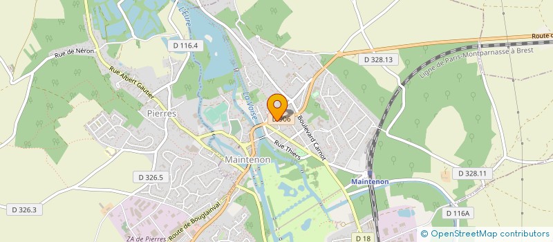 localisation de l'entreprise SCCV LES TERRASSES DES TROIS ROIS à MAINTENON
