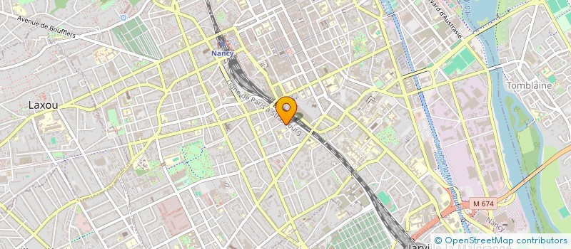 localisation de l'entreprise SCCV LES THERMES  NANCY