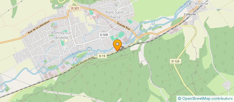 localisation de l'entreprise SCCV LES TROIS VALLEES  ROMILLY-SUR-ANDELLE