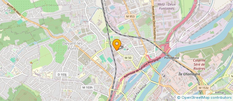 localisation de l'entreprise SCCV LES VERGERS à METZ