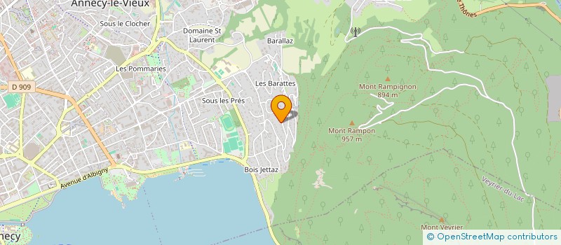 localisation de l'entreprise SCCV LES VERNAIES  POISY