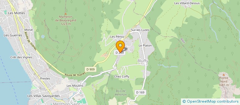 localisation de l'entreprise SCCV LES VILLARDS  POISY