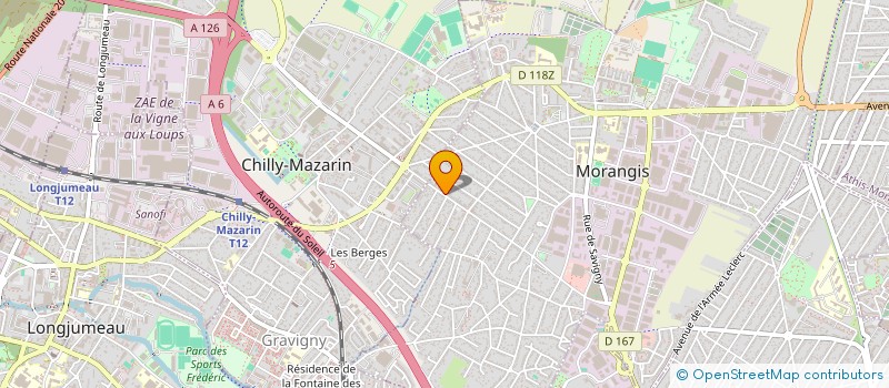 localisation de l'entreprise SCCV LES VILLAS DES JARDINS D'AVENIR à MORANGIS