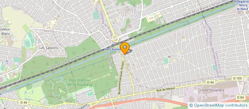 localisation de l'entreprise SCCV LES VILLAS DES MESANGES à BOULOGNE-BILLANCOURT