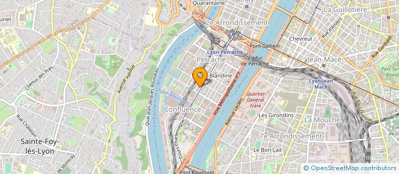 localisation de l'entreprise SCCV LES VILLAS DU CENTRE  LYON