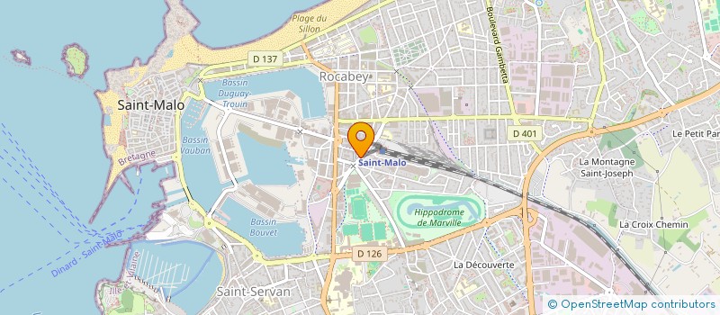 localisation de l'entreprise SCCV LES2P à SAINT-MALO