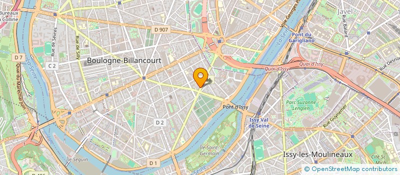 localisation de l'entreprise SCCV LEVALLOIS 28 VERGNIAUD à BOULOGNE-BILLANCOURT