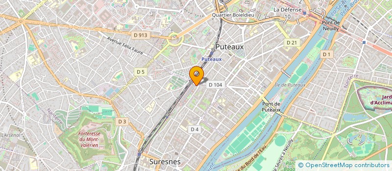 localisation de l'entreprise SCCV LIEUSAINT RENE CASSIN à SURESNES
