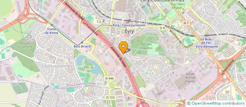 localisation de l'entreprise SCCV LIVRY MARX DORMOY  EVRY-COURCOURONNES