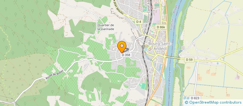 localisation de l'entreprise SCCV LJL à BOURG-SAINT-ANDEOL