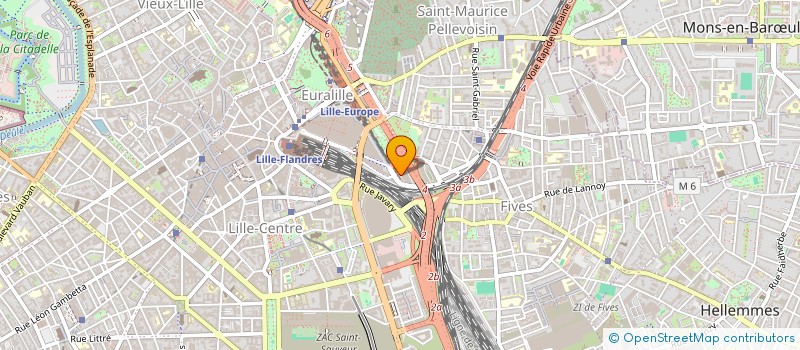 localisation de l'entreprise SCCV LLD  LILLE