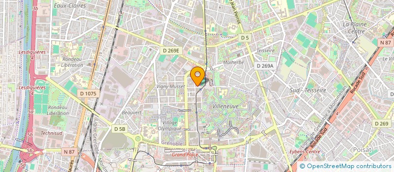 localisation de l'entreprise SCCV LODEN  GRENOBLE