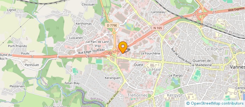 localisation de l'entreprise SCCV LOUDIEG à VANNES