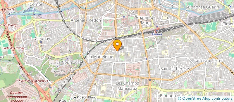 localisation de l'entreprise SCCV LOUISE à RENNES