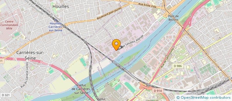 localisation de l'entreprise SCCV MAC INVESTIS  CARRIERES-SUR-SEINE