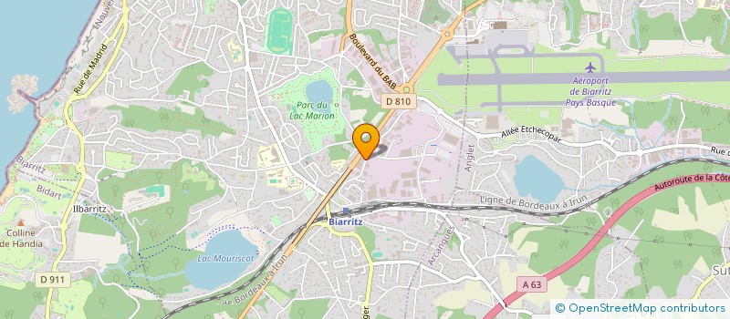 localisation de l'entreprise SCCV MAGNOLIAS à BIARRITZ