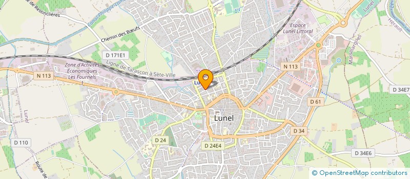 localisation de l'entreprise SCCV MAGRESSOLLES  LUNEL