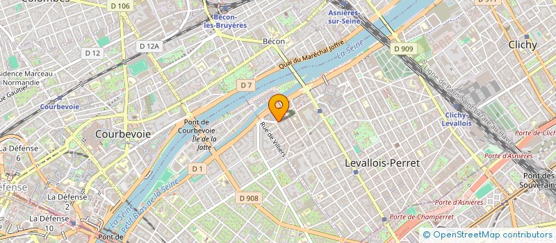 localisation de l'entreprise SCCV MAISONS ALFORT 43 MEDERIC  LEVALLOIS-PERRET