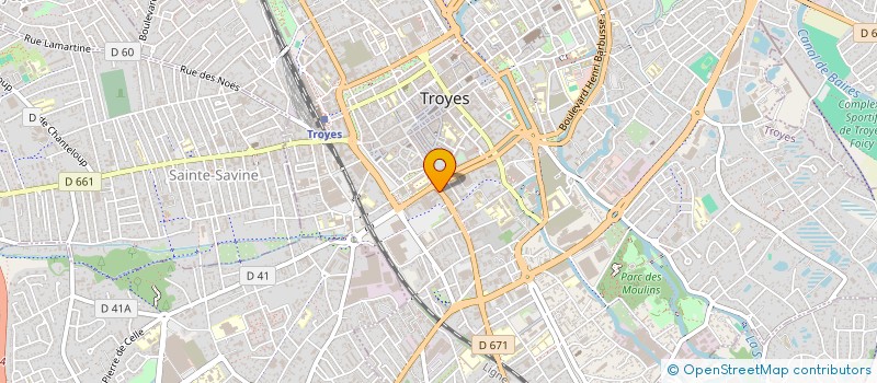 localisation de l'entreprise SCCV MAJU à TROYES