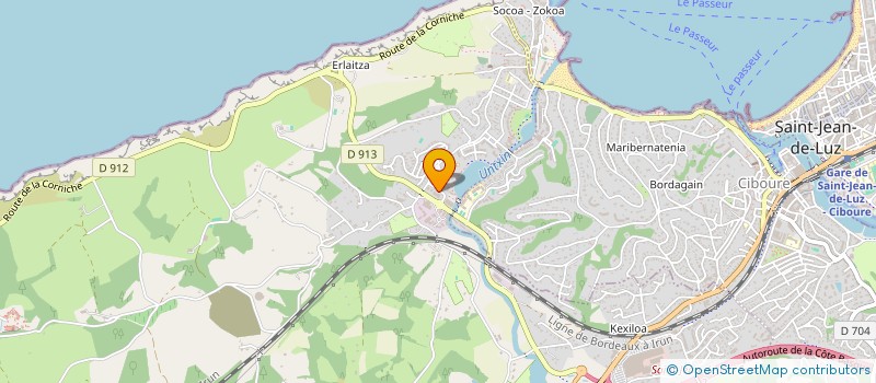 localisation de l'entreprise SCCV MALDAGARA à URRUGNE